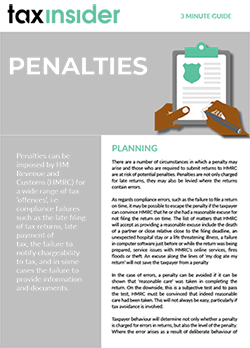 Tax Insider 3 minute guide tax penalties article 