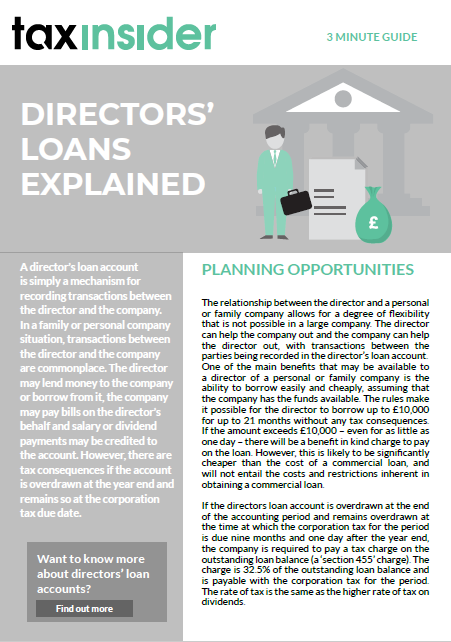 3 minute guide download directors loan accounts