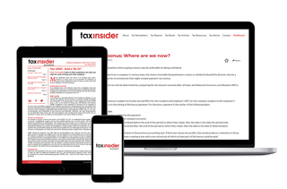 Business Tax Insider three magazines tax articles red