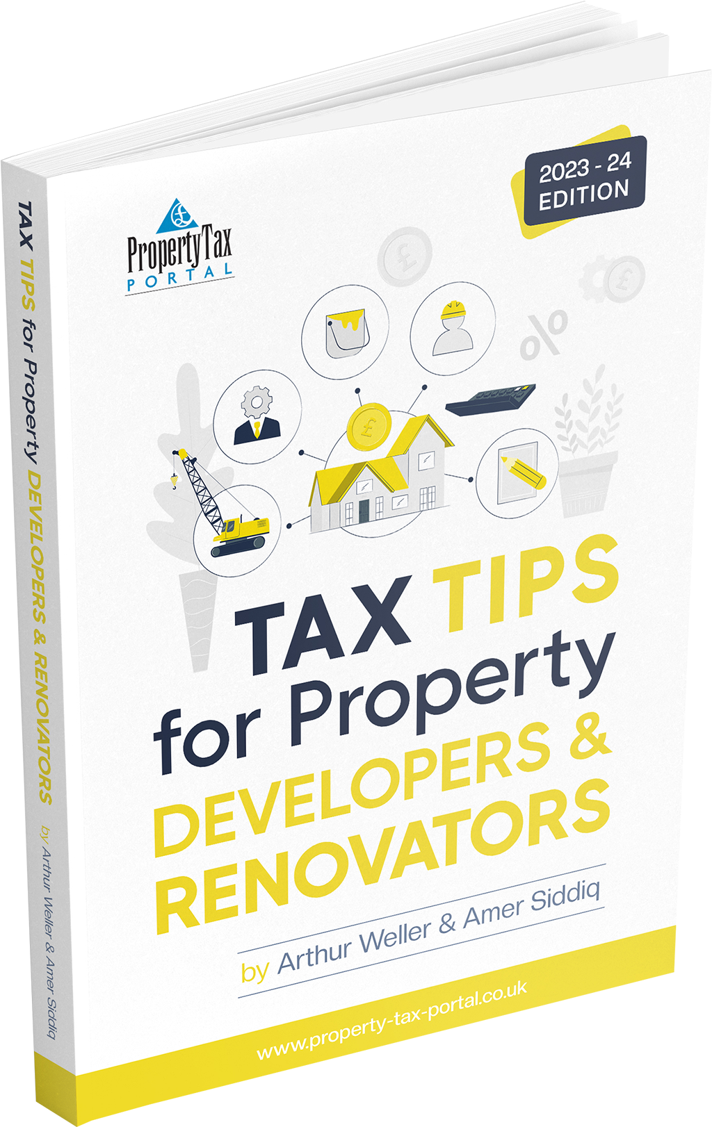 Tax tips for property developers and renovators book cover house