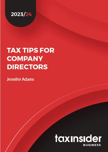 Tax tips for company directors tax insider business red report cover