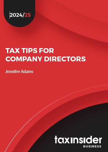 Tax tips for company directors tax insider business red report cover