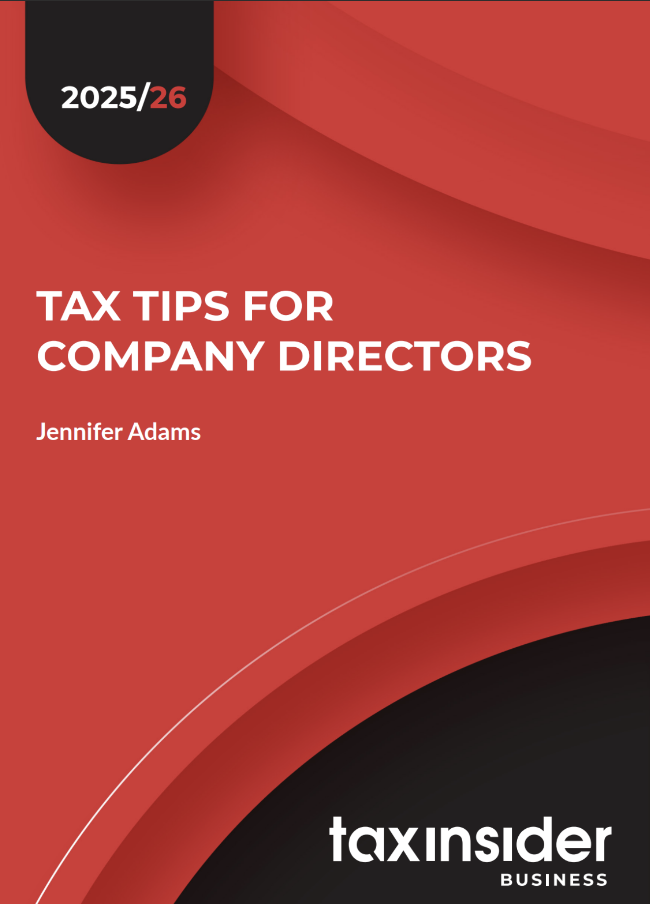 Tax tips for company directors tax insider business red report cover