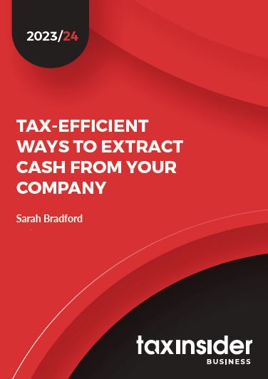 Tax efficient ways extract cash company tax insider business red tax report cover