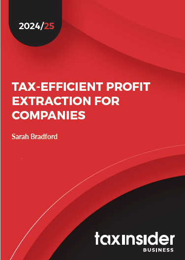 Tax efficient ways extract cash company tax insider business red tax report cover