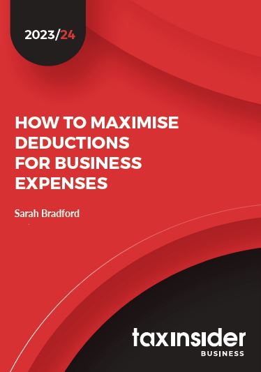 How to maximise deductions for business expenses red Tax Insider business cover