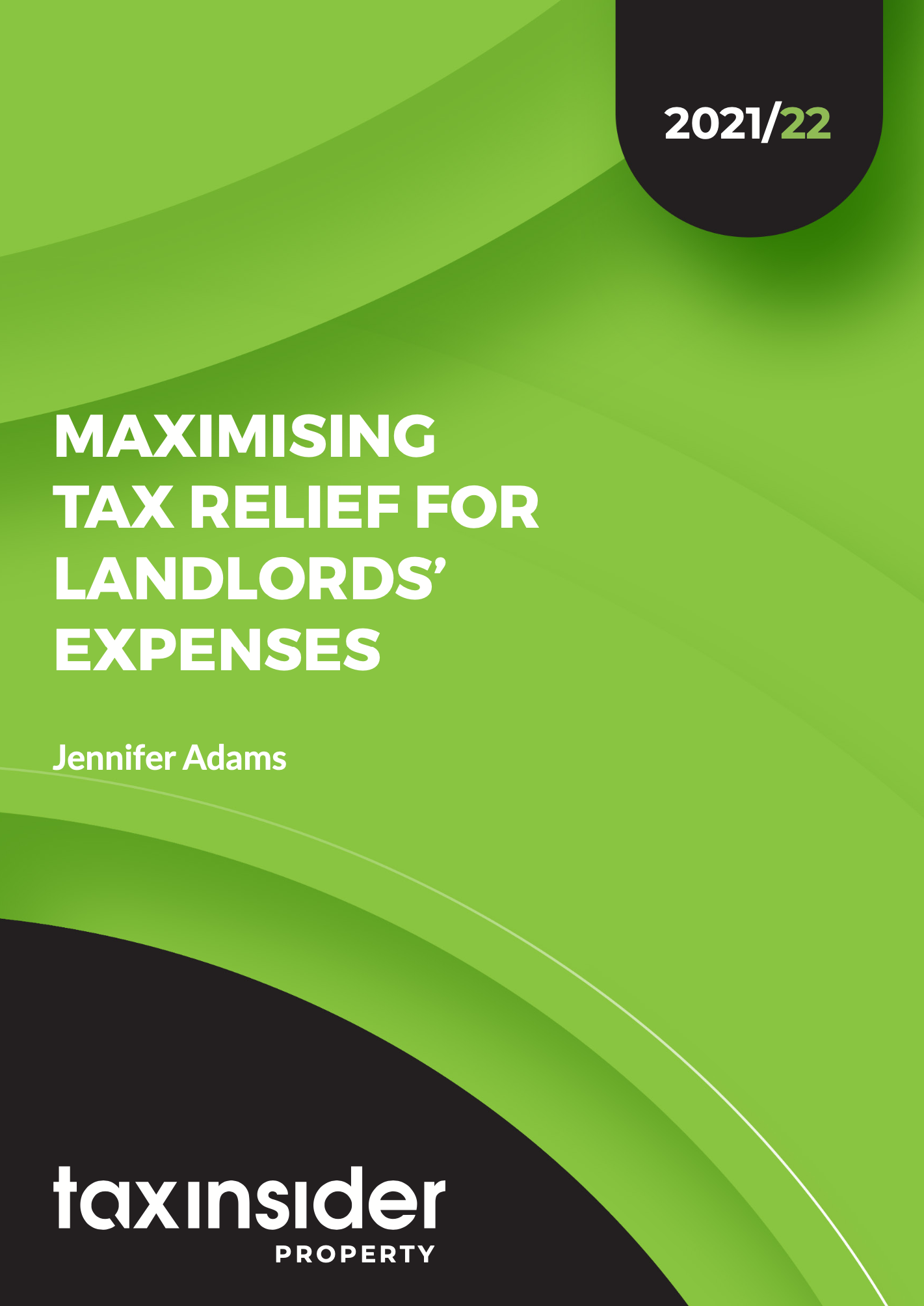 How to maximise landlord expenses property tax report cover green