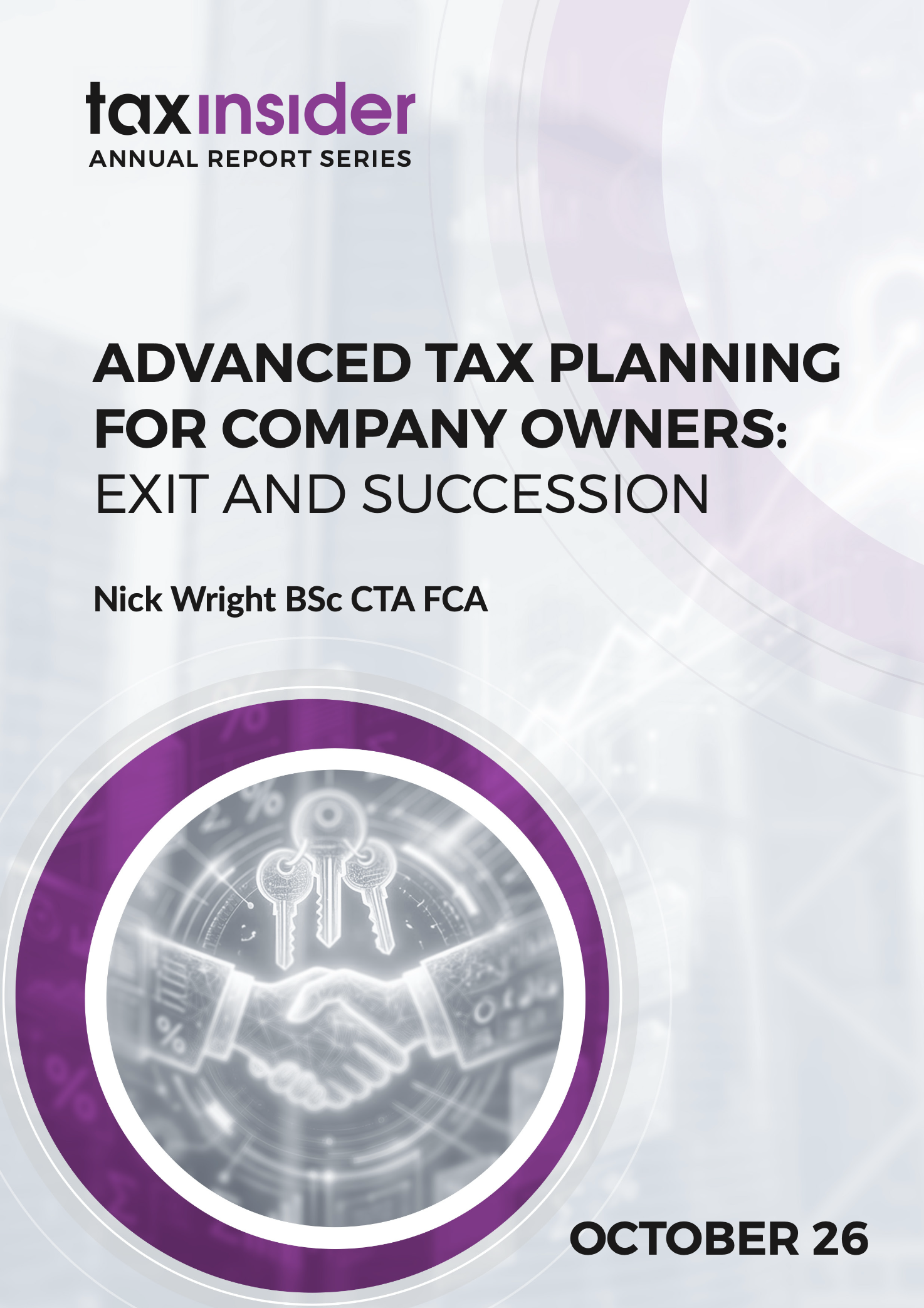 Advanced Tax Planning for Company Owners Cover